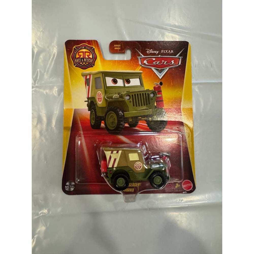 Disney Pixar Cars Sarge Radiator Springs Race & Rescue Diecast Mattel HHV86 2024